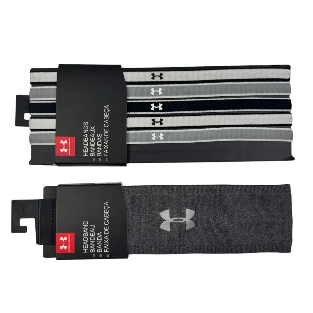 Under Armour Stretchy Performance/Sports/Activewear Headbands Bundle
